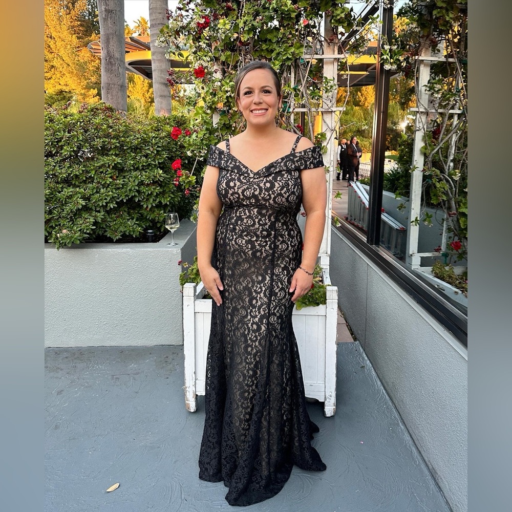 Black and Nude, Black Tie Gown